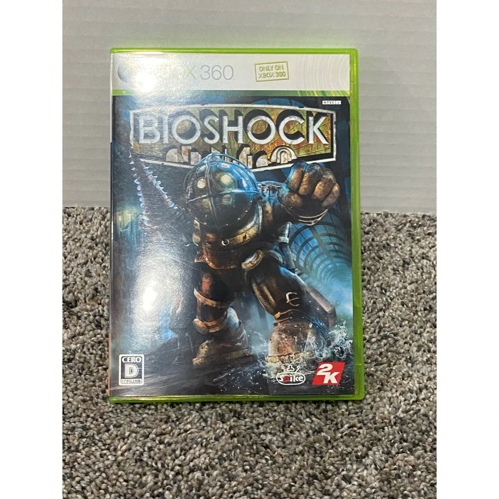 Video Game Xbox 360 NTSC-J Japan Import BioShock Green Case Excellent